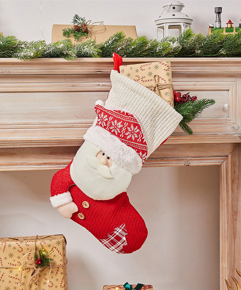 2 Pcs Large Size Christmas Stockings For Gift