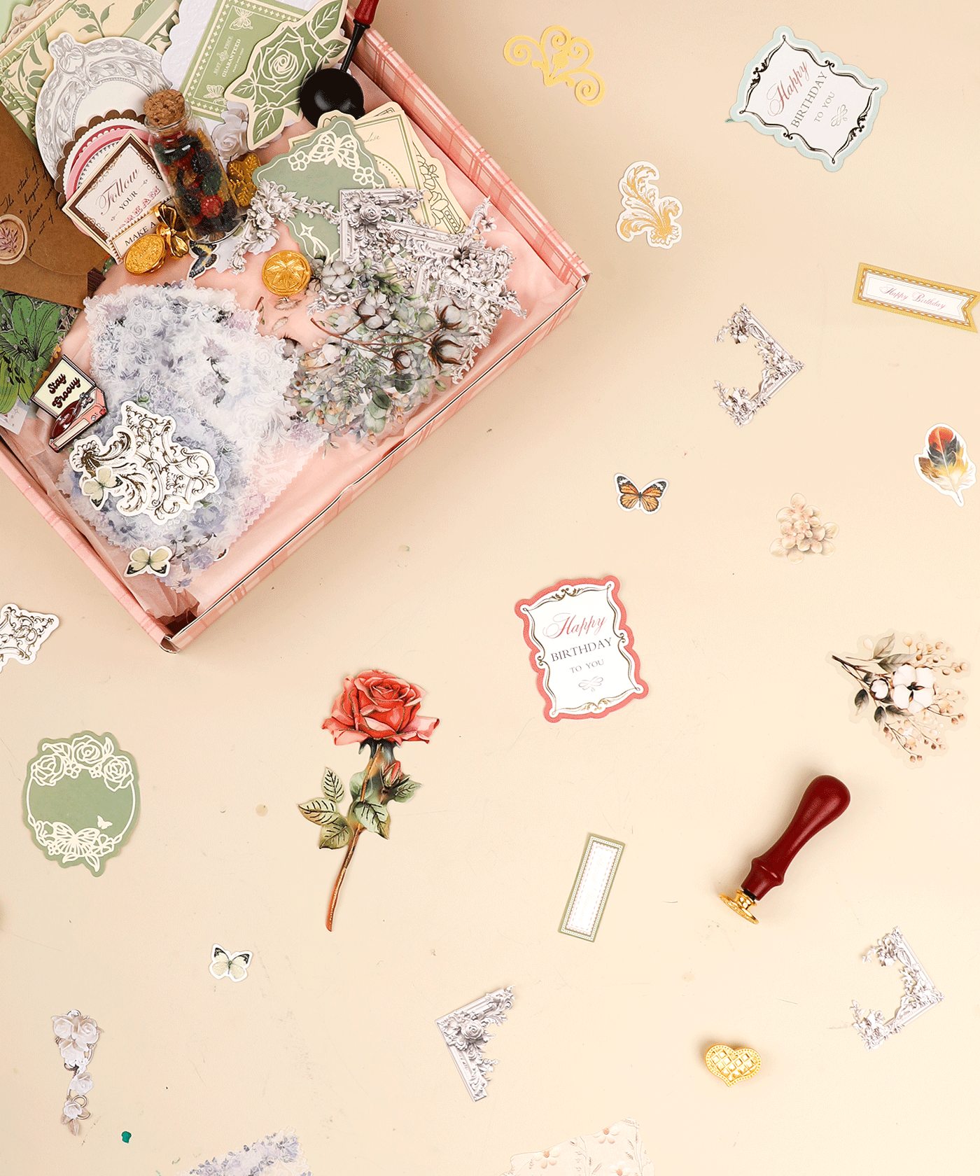 Sending Your Warm Wishes-Themed Grabie Scrapbook Club Box
