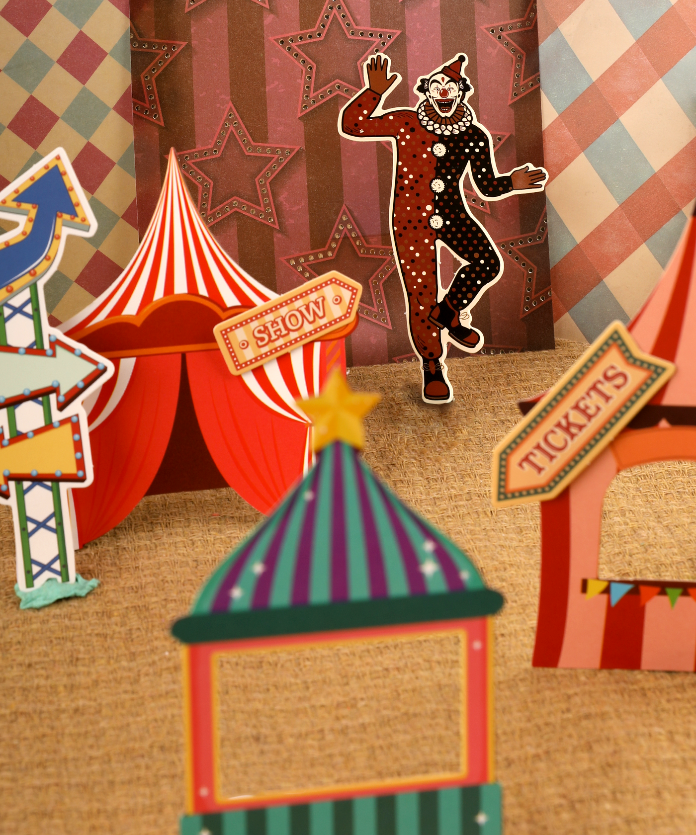 Happy Carnival-Themed Grabie Scrapbook Club Box