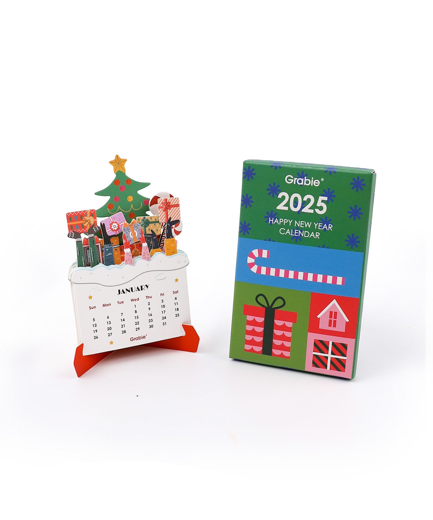 Happy Holidays 2025 Mini Calendar