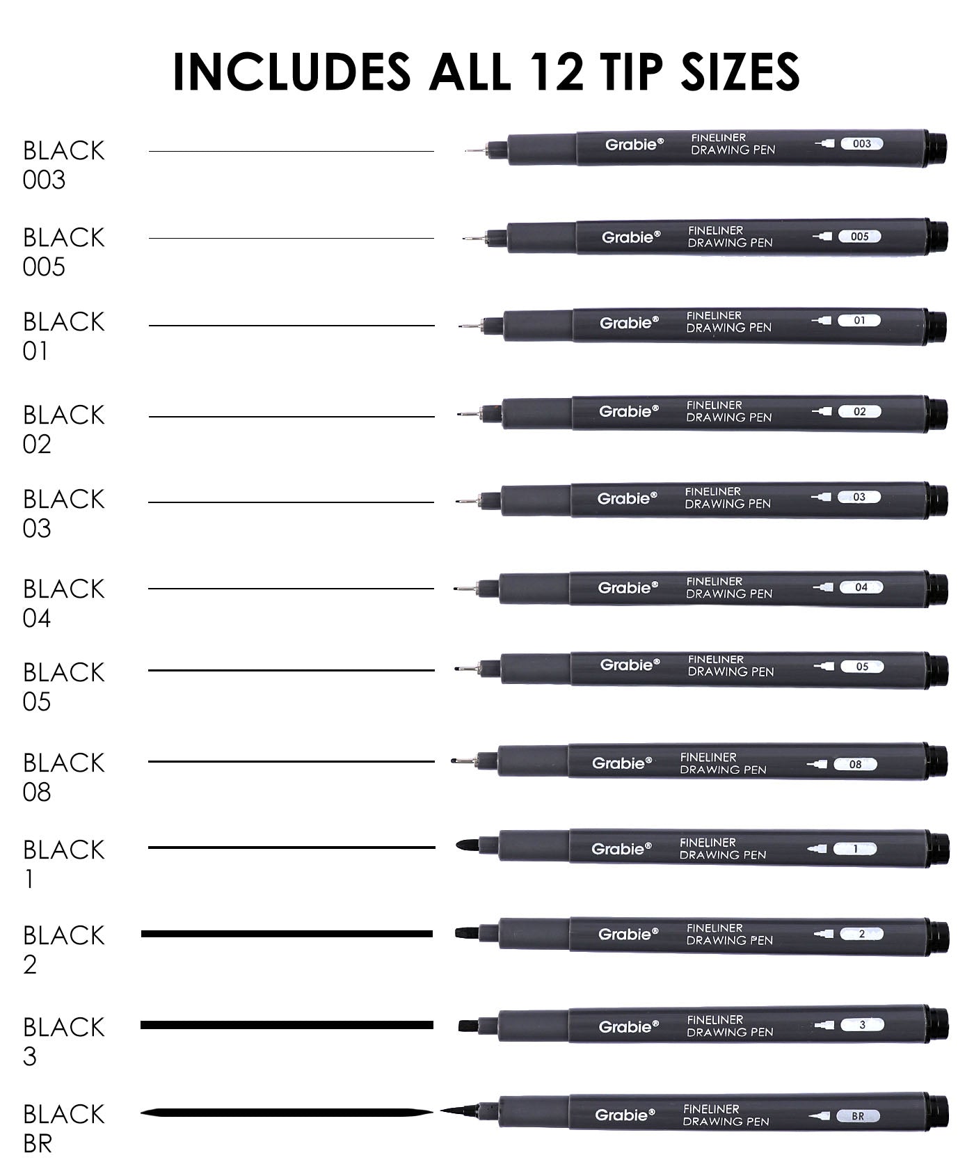 Fineliner Drawing Pen With POPIN Notebook