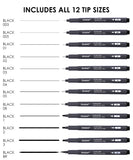 Fineliner Drawing Pen With POPIN Notebook