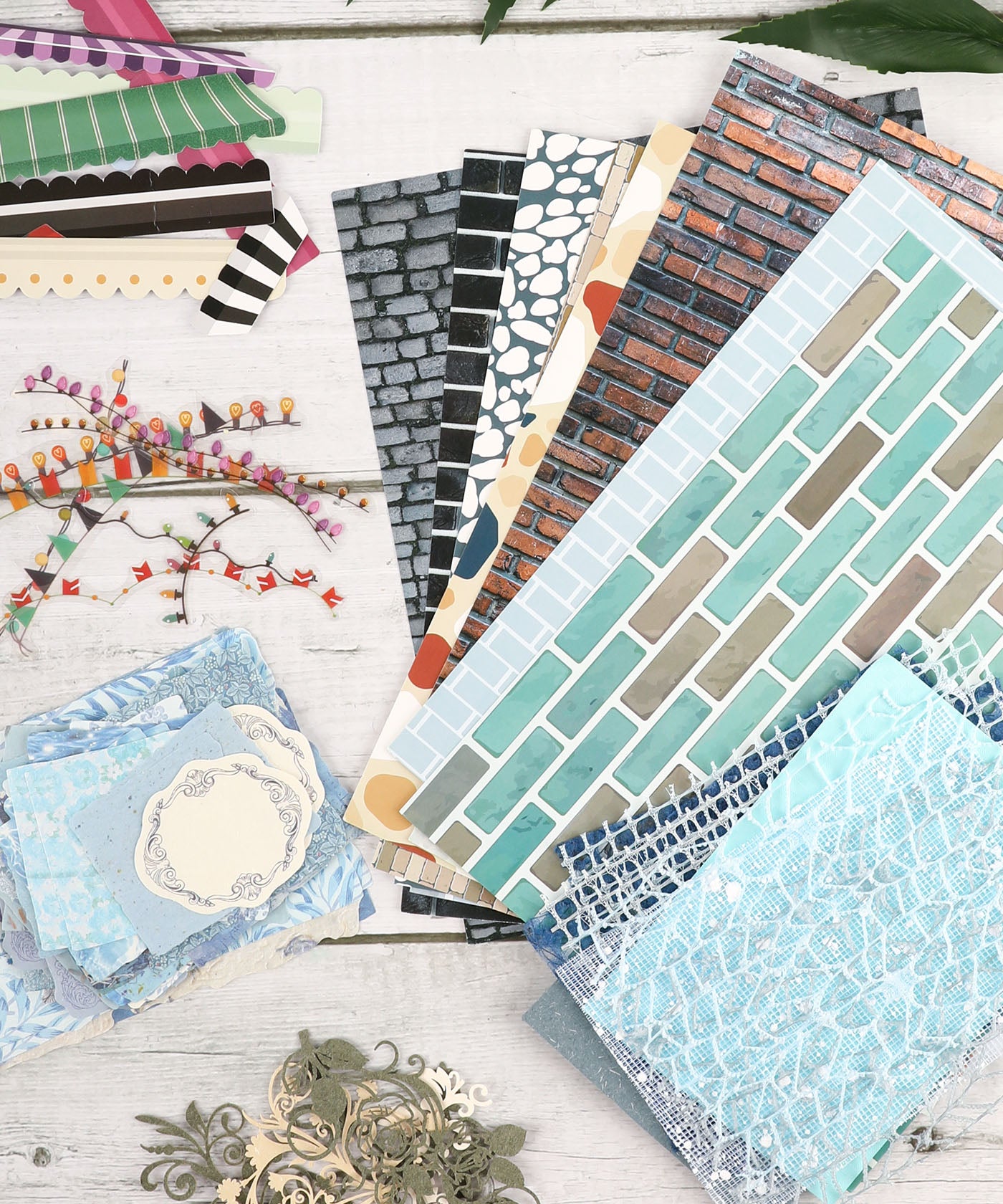Cozy Pop Stores-Themed Grabie Scrapbook Club Box