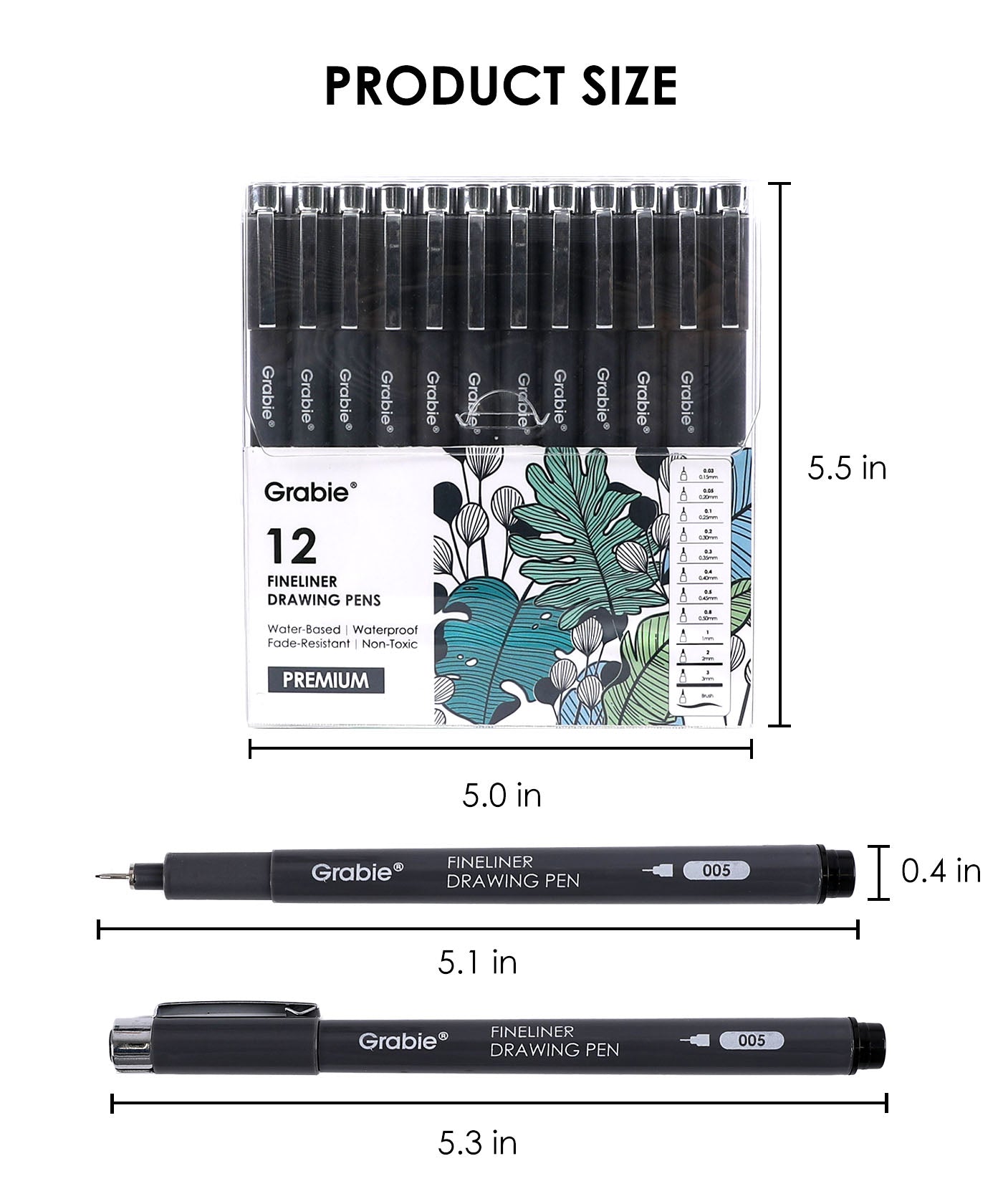 Fineliner Drawing Pen Set Of 12