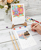 Watercolor 12 Half Pan Travel Set With Calendar Bundle