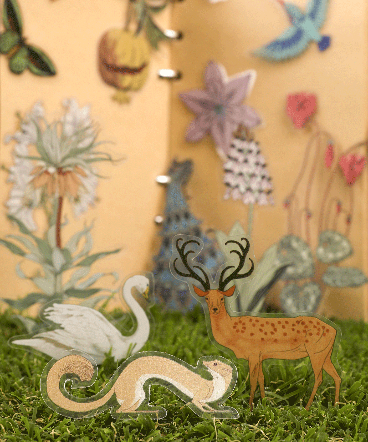 96 Pcs Nature’s Beauty Sticker Set