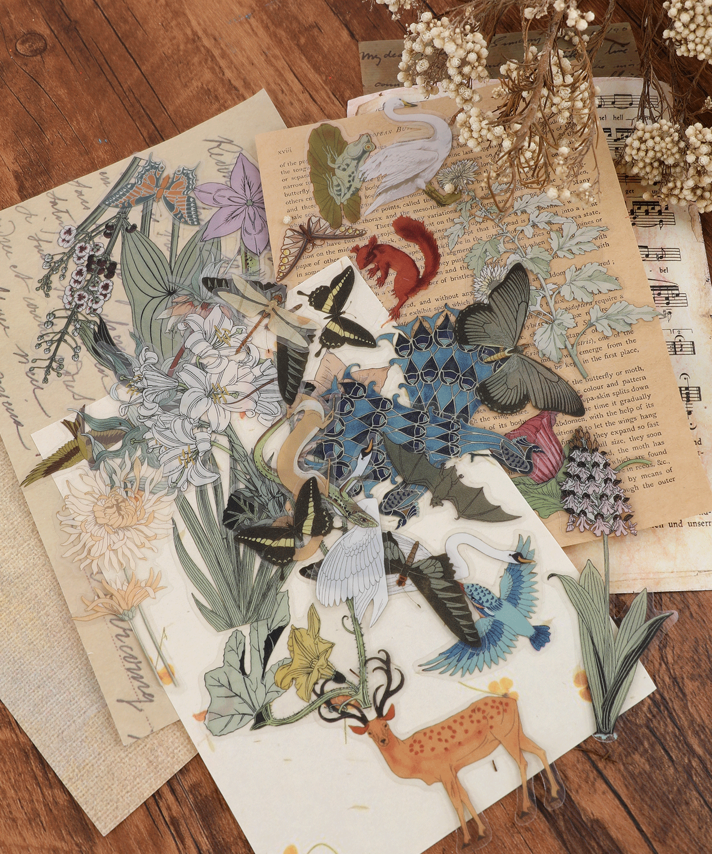 96 Pcs Nature’s Beauty Sticker Set