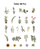 96 Pcs Nature’s Beauty Sticker Set