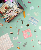 Cozy Pop Stores-Themed Grabie Scrapbook Club Box