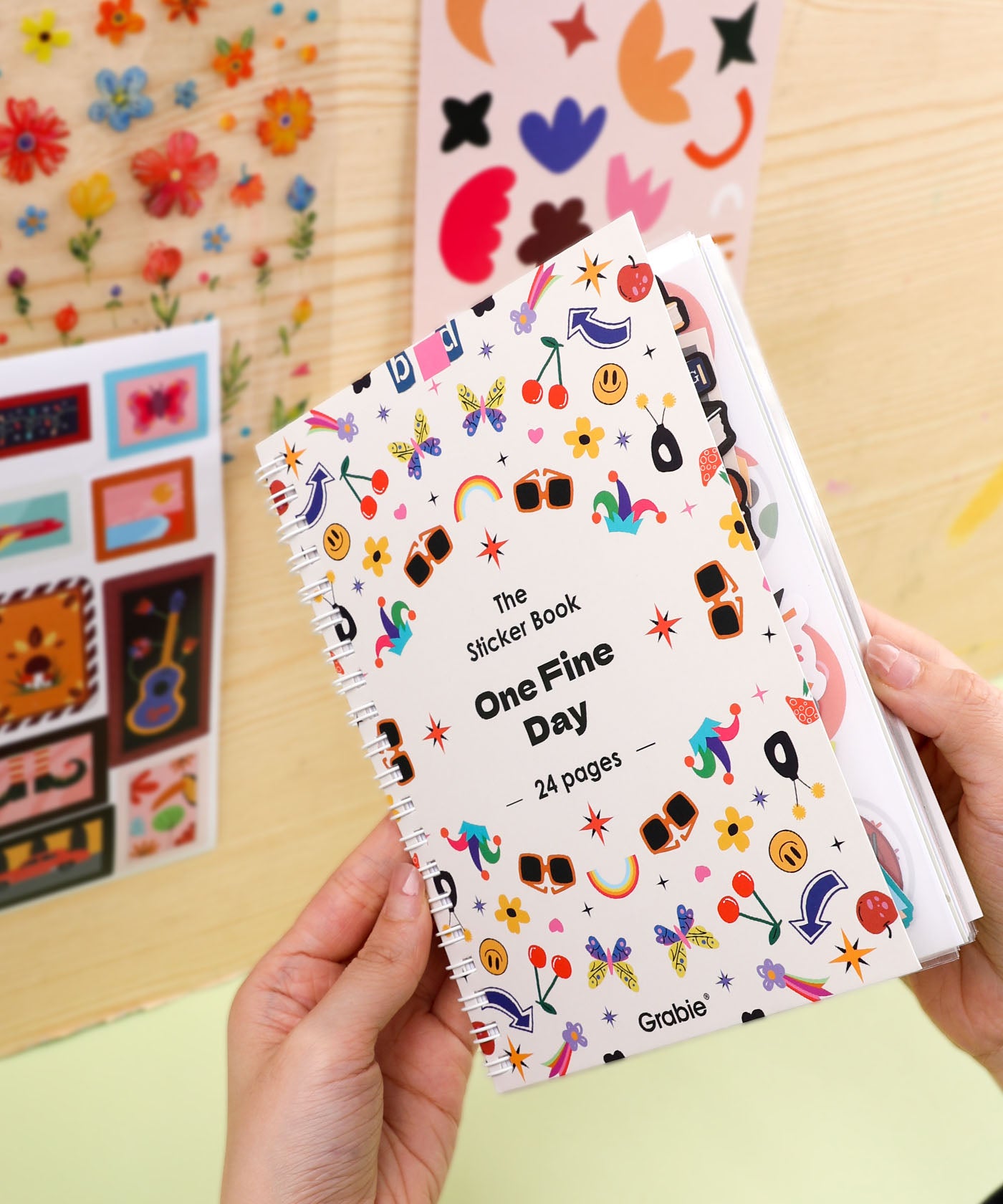 24 Sheets Grabie Exclusive One Fine Day Sticker Book