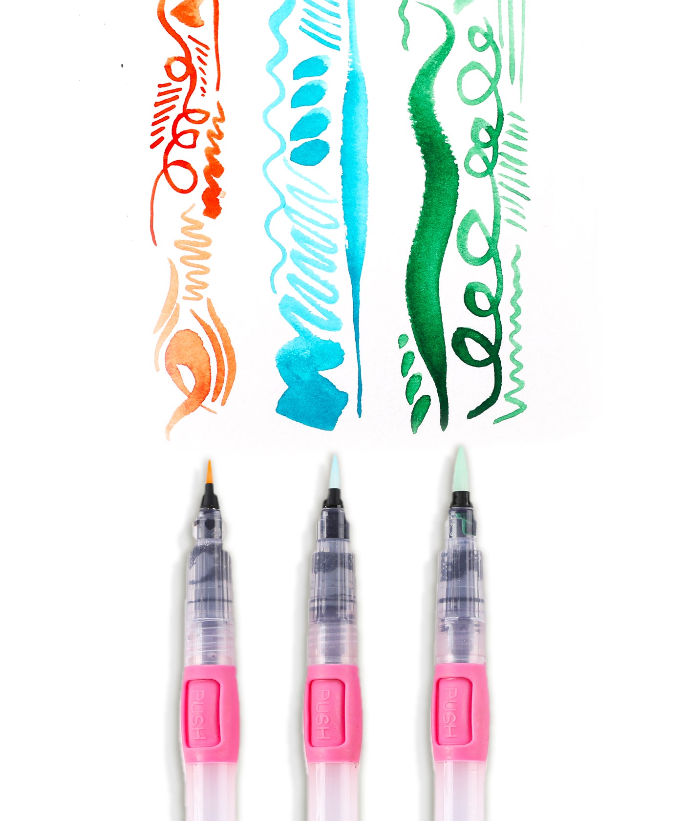Premium Water Brush Pen Set Of 3