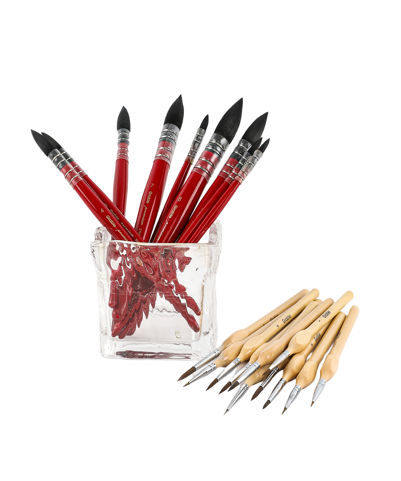  Grabie Professional Watercolor Paint Brushes, Mop