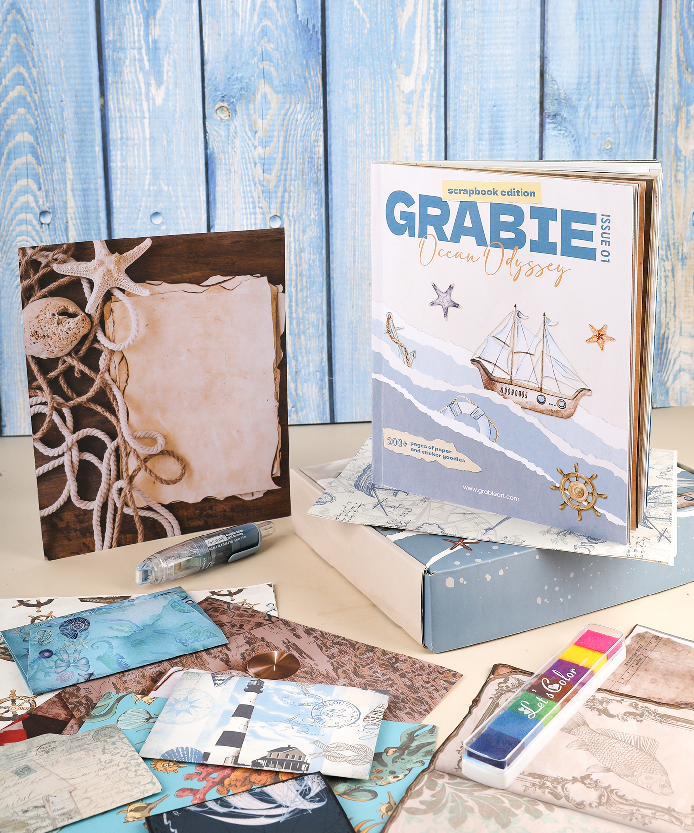 200+ Pages Ocean Odyssey Collage Activity Book