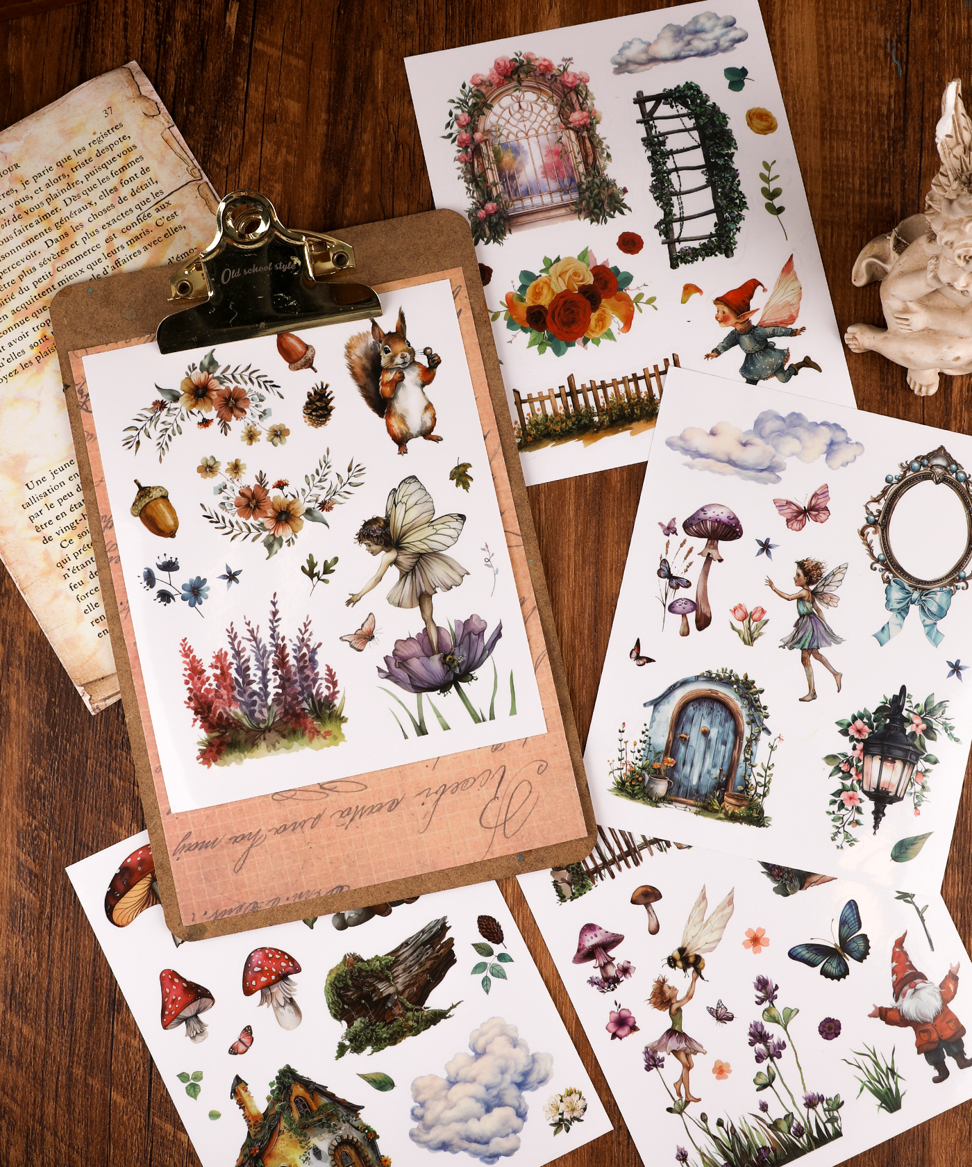 24 Sheets Grabie Exclusive Whimsical Wonders Sticker Book
