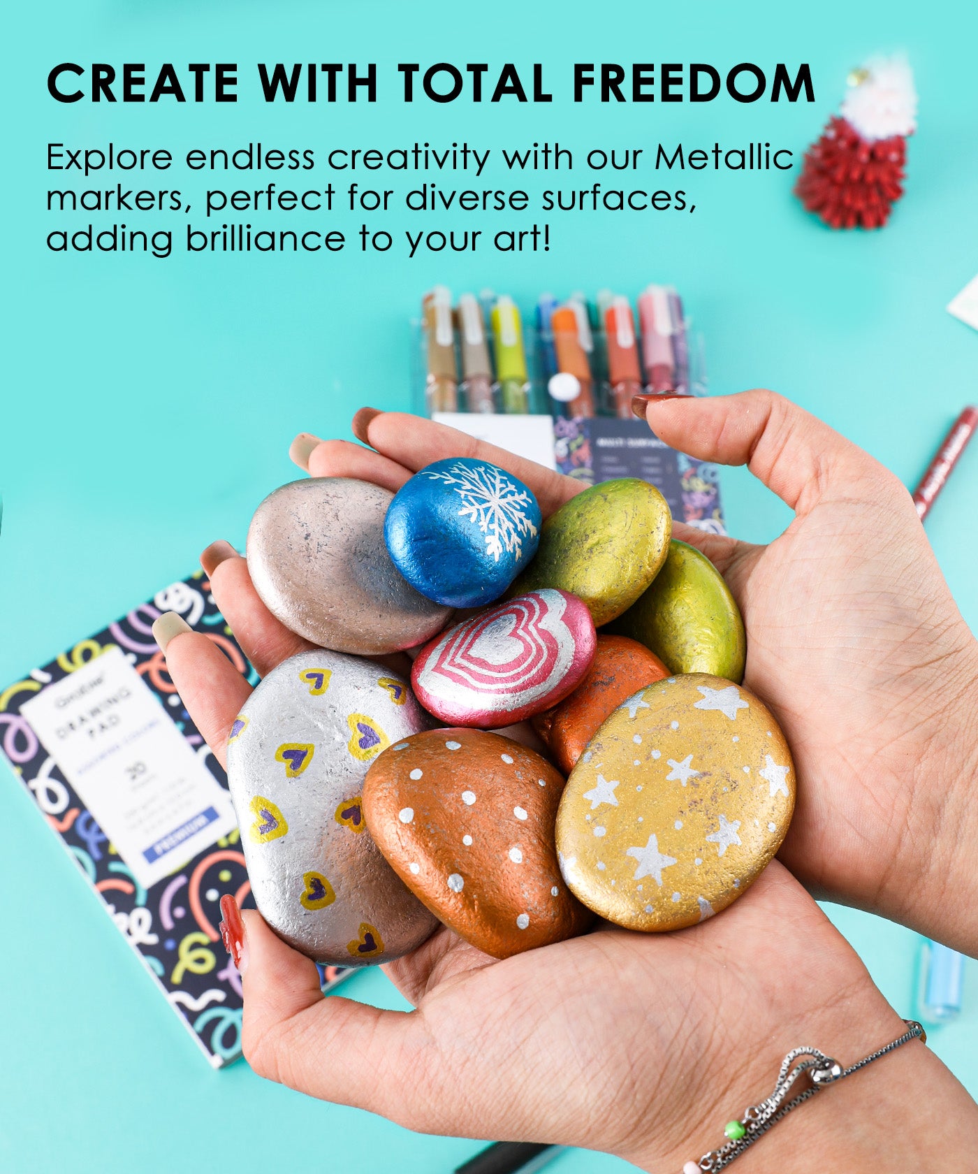 Metallic Acrylic Paint Marker Set Of 18