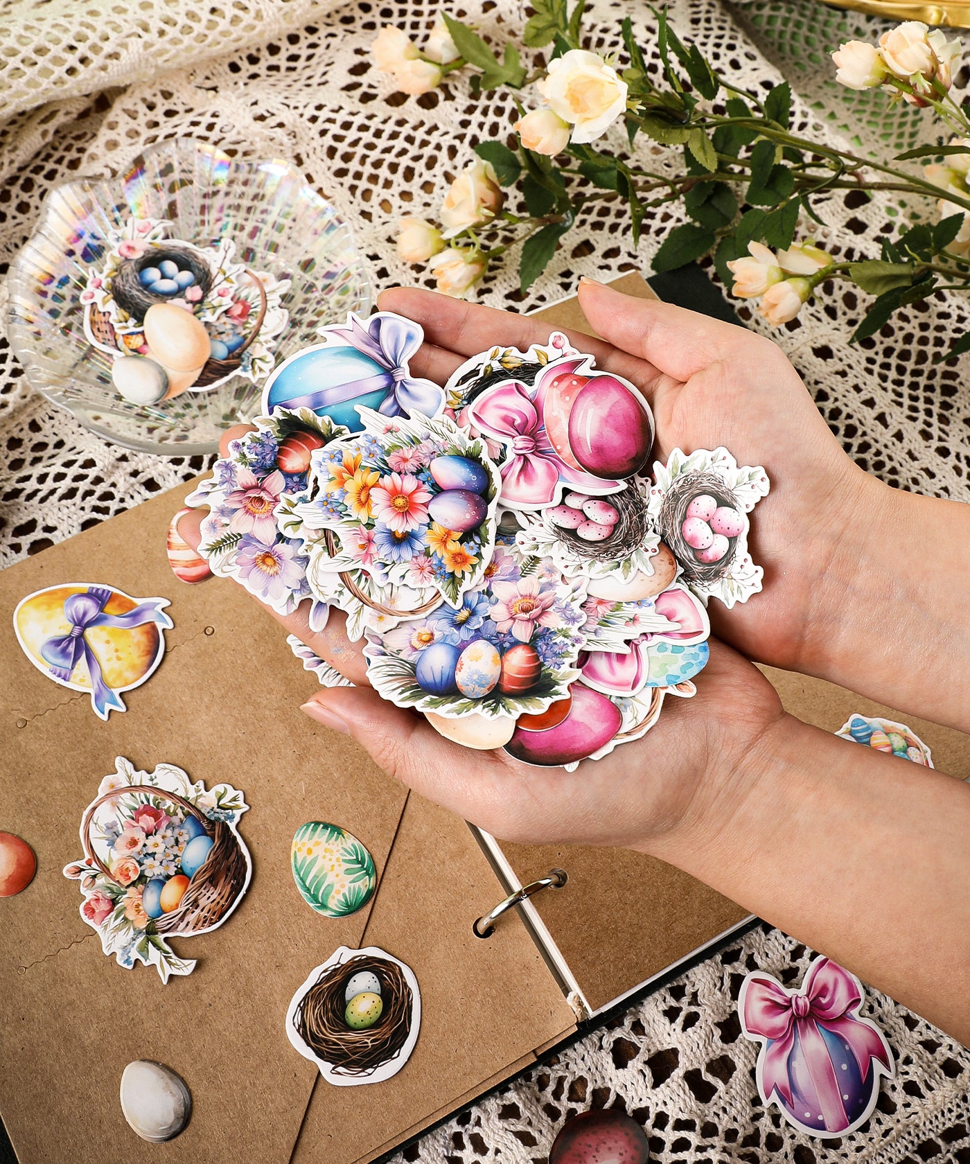 52 Pcs Grabie Exclusive Hoppy Easter Sticker Set