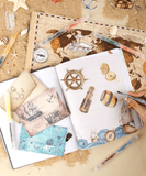 Ocean Odyssey-Themed Grabie Scrapbook Club Box