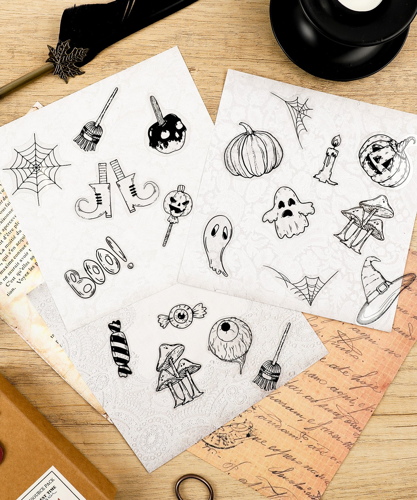 40 Pcs Grabie Exclusive Monster Mash Sticker Set
