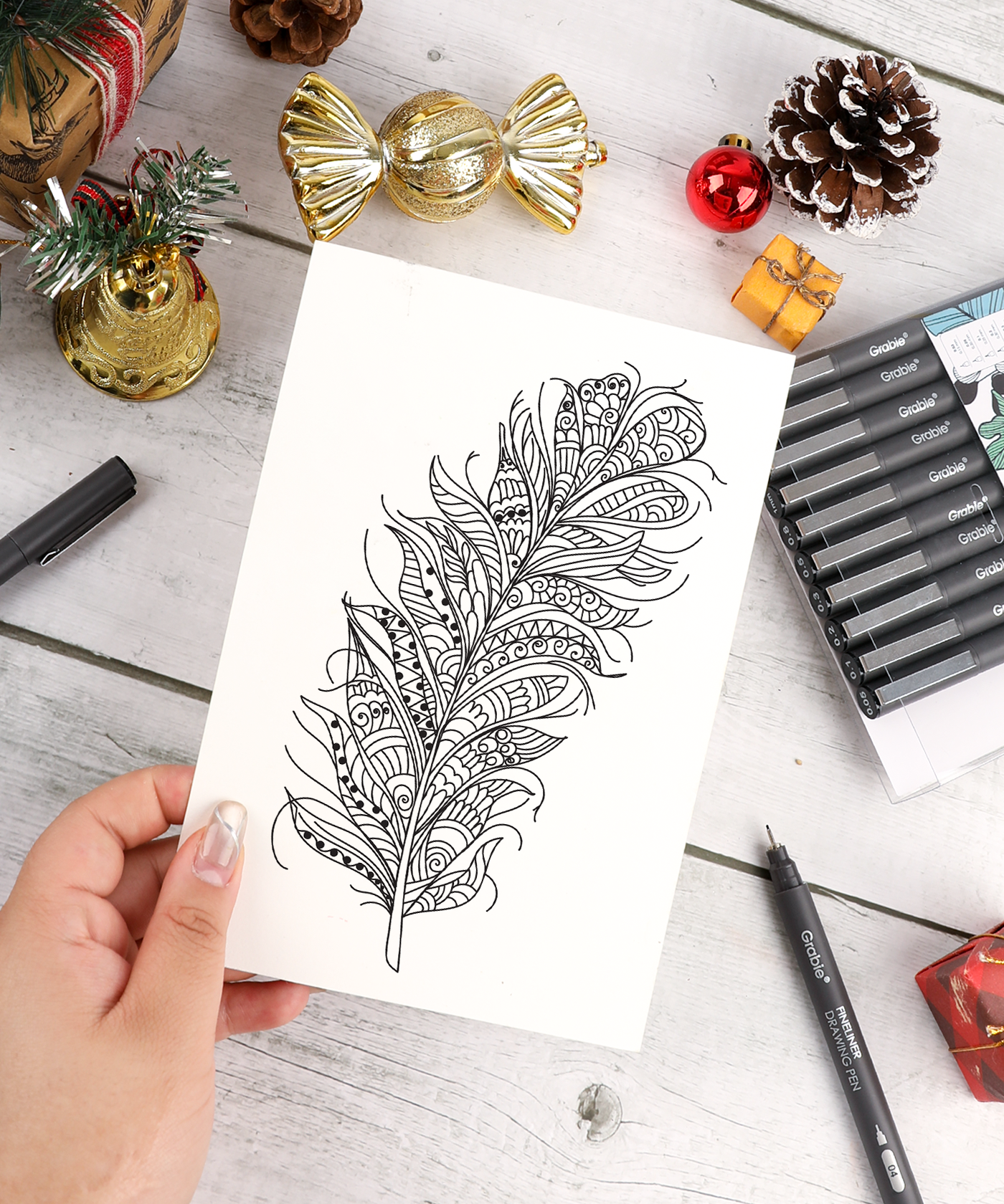 Fineliner Drawing Pen Set Of 12