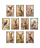 20 Sheets Grabie Exclusive Silent Woodland Paper Set