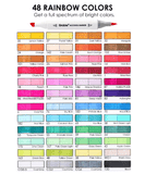 Dual-Tip Alcohol-Based Marker Set Of 48 With Coloring Book
