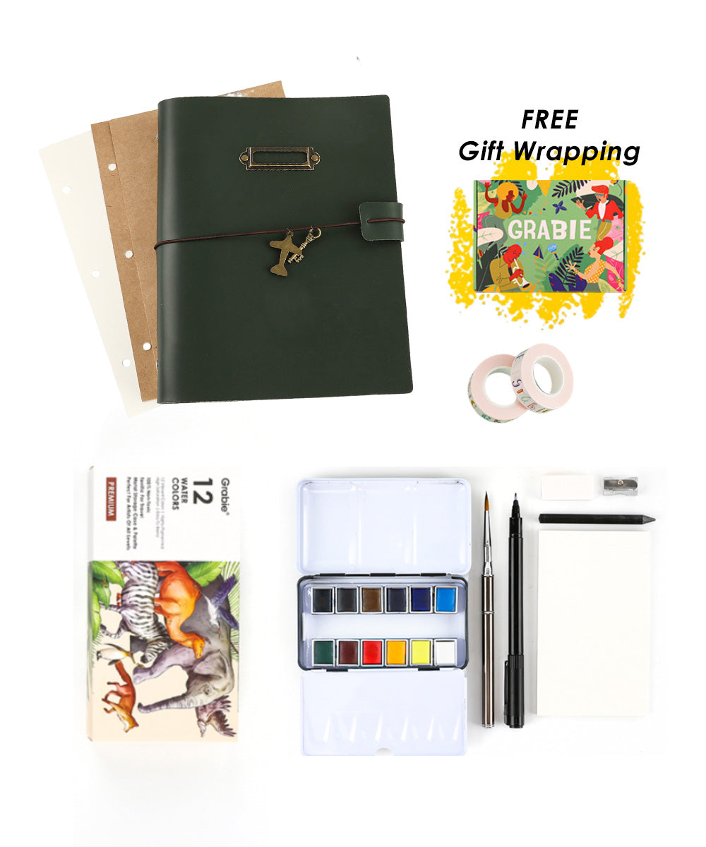 Create Beautiful Art With The Grabie Watercolor Paint Kit! 100