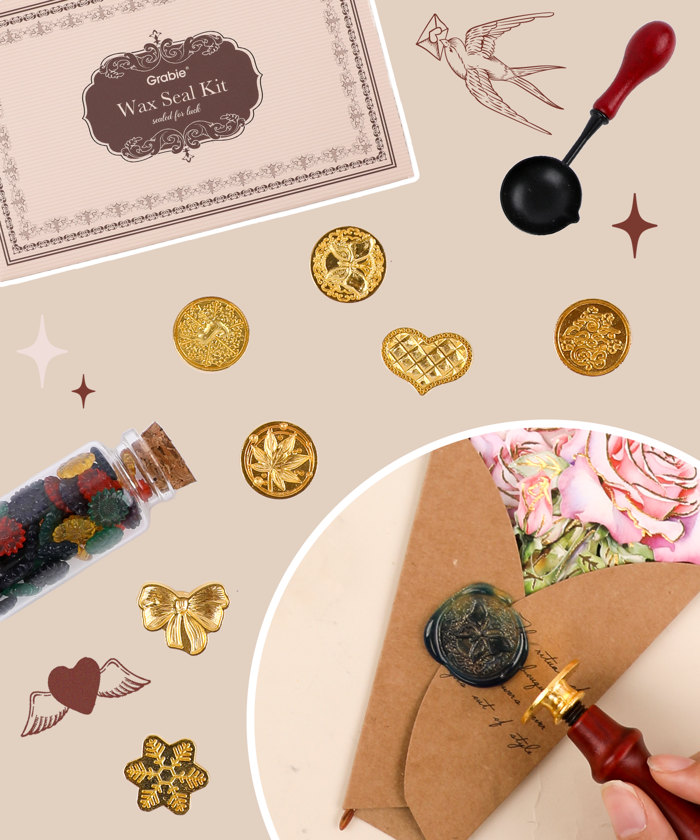 Sending Your Warm Wishes-Themed Grabie Scrapbook Club Box