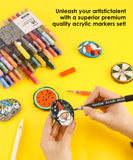 Extra Fine Tip Acrylic Paint Marker Set of 28