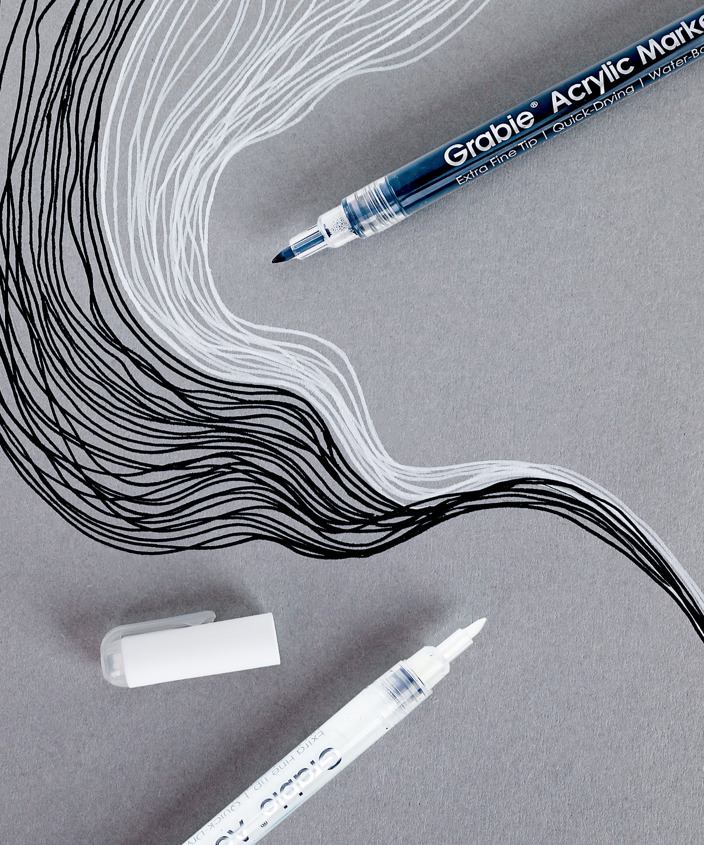 Extra Fine Tip Acrylic Paint Marker Set Of 6