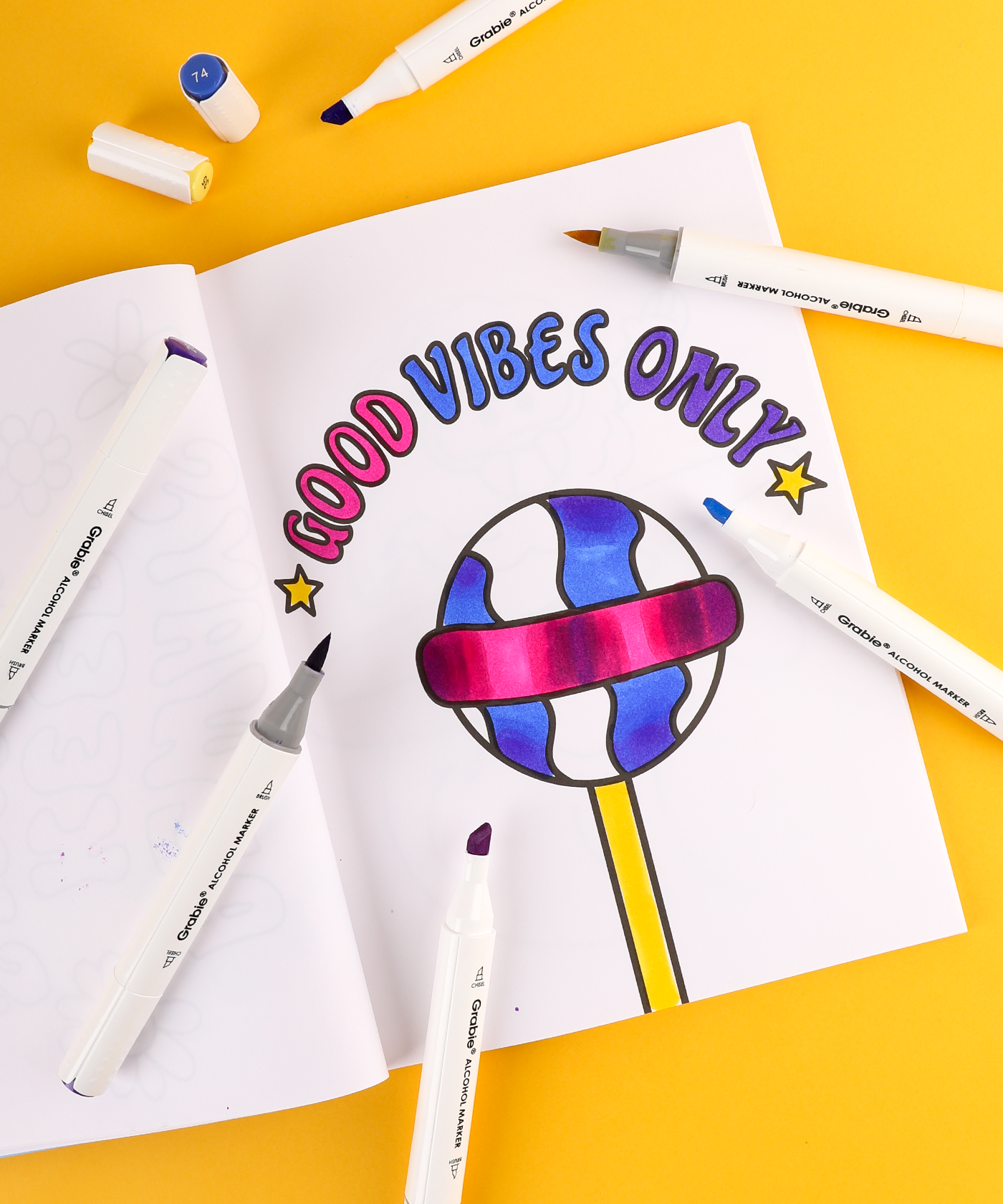 62 Sheets Grabie Coloring Book Value Bundle