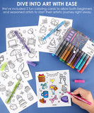 Iridescent Glitter Acrylic Paint Marker Set Of 24