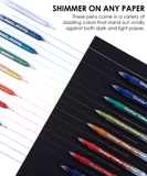 Iridescent Glitter Gel Ink Pen Set