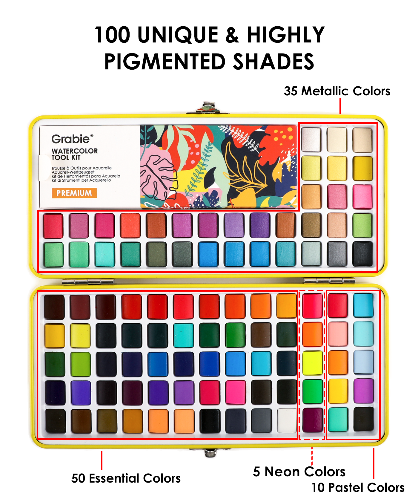 All-In-One Premium Watercolor Set of 100