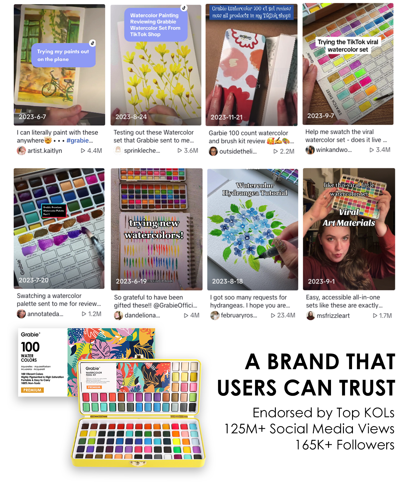 All-In-One Premium Watercolor Set of 100