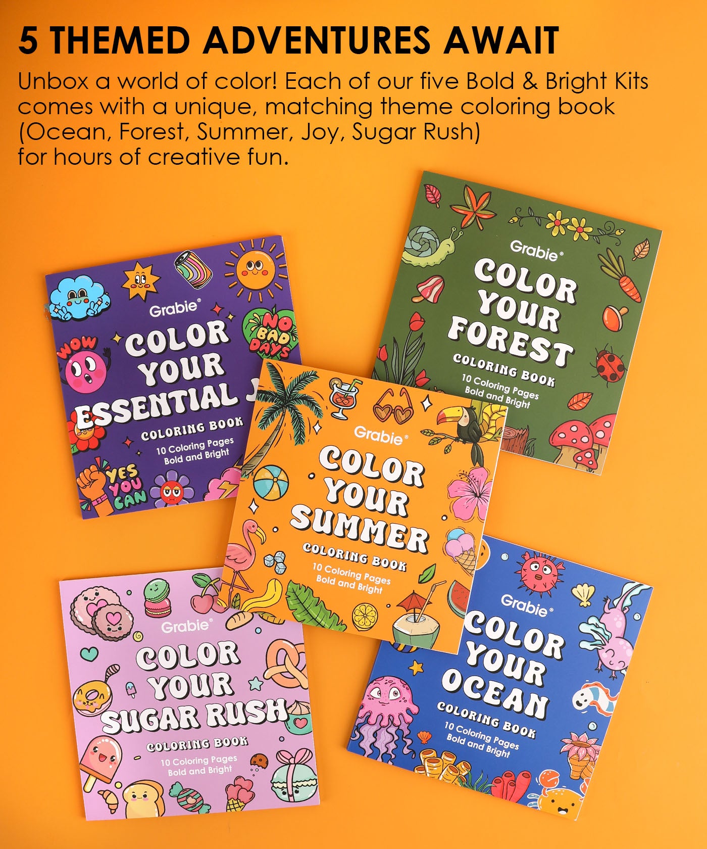 Bold & Bright Coloring Kit