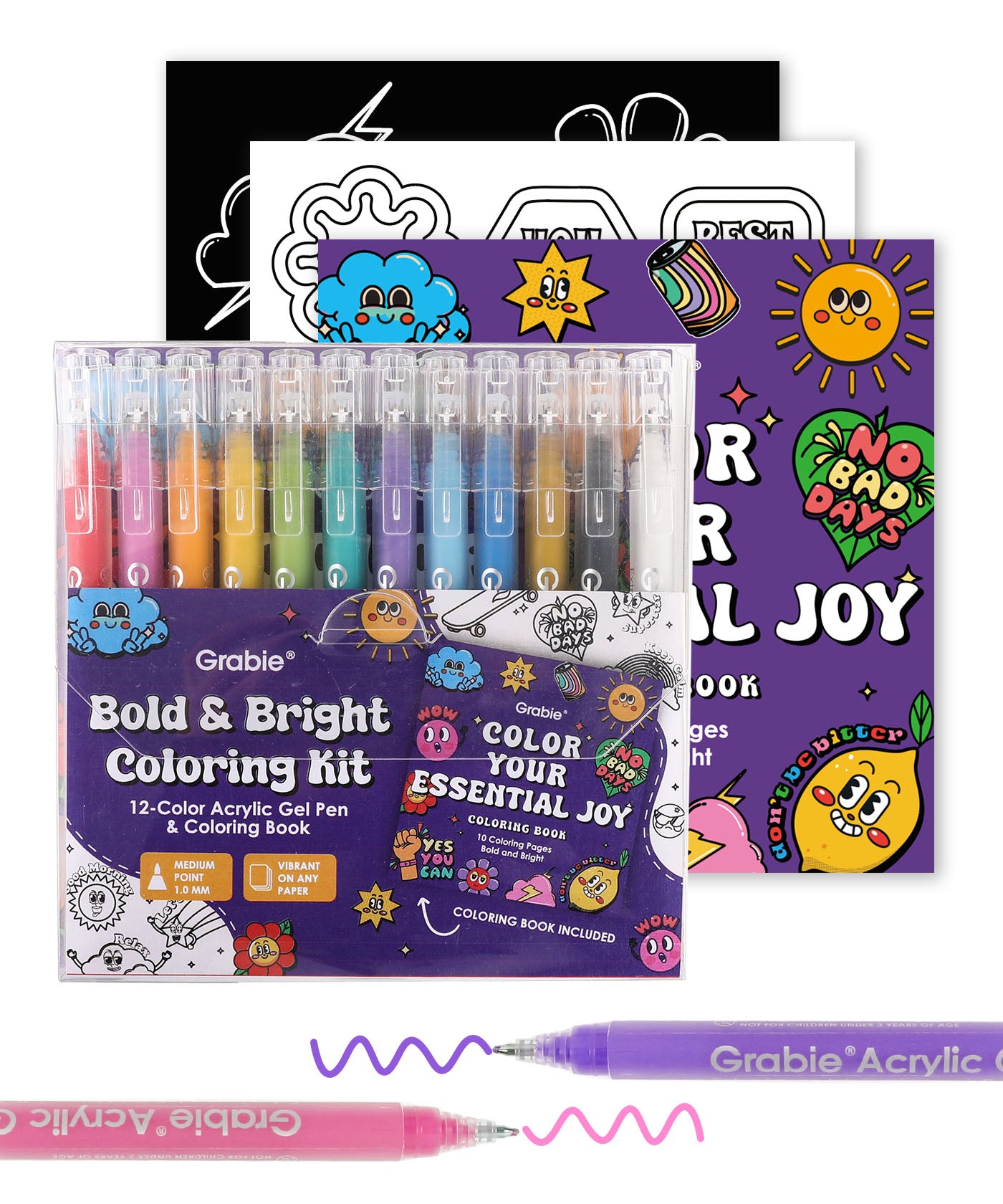 Bold & Bright Coloring Kit