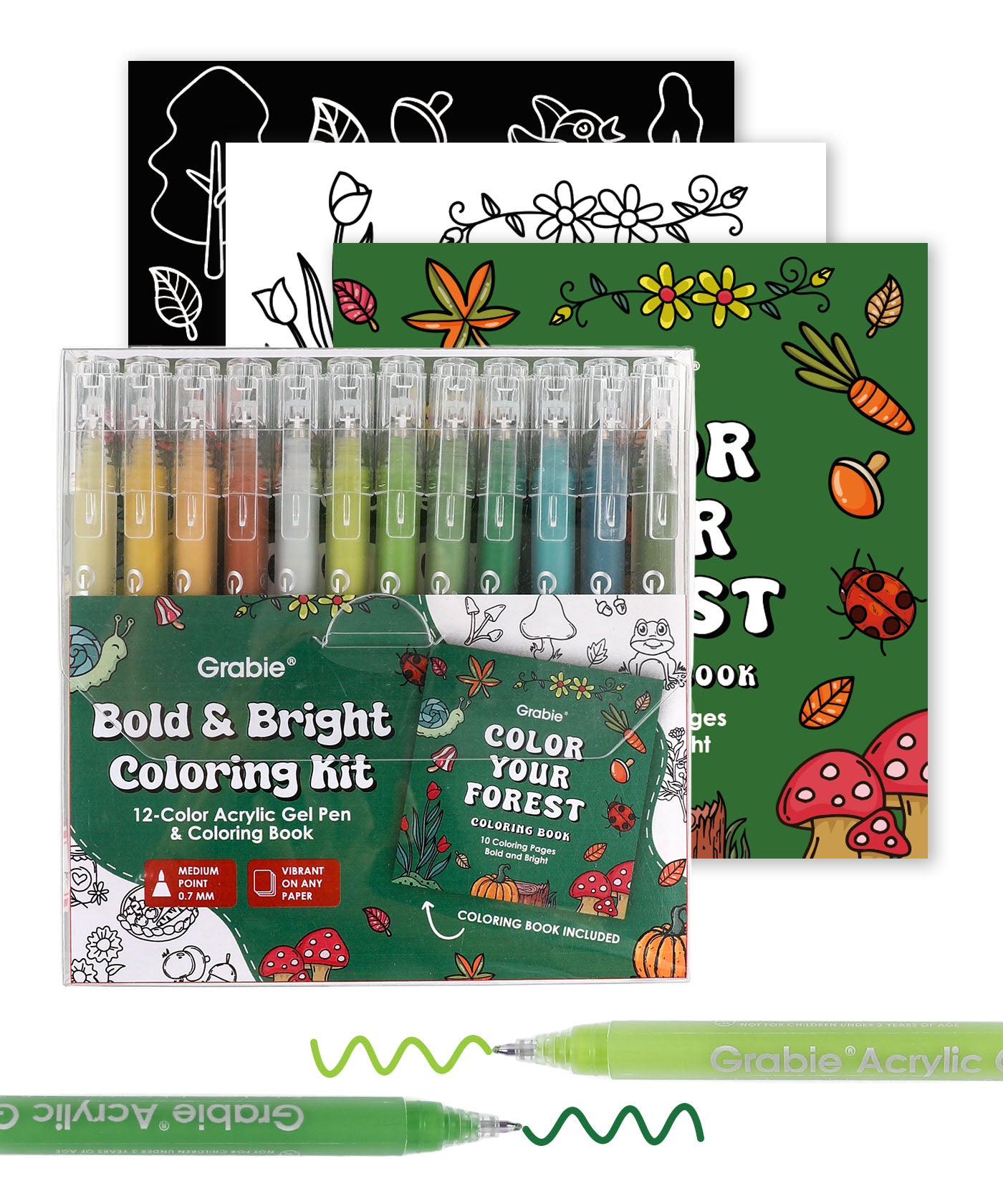 Bold & Bright Coloring Kit