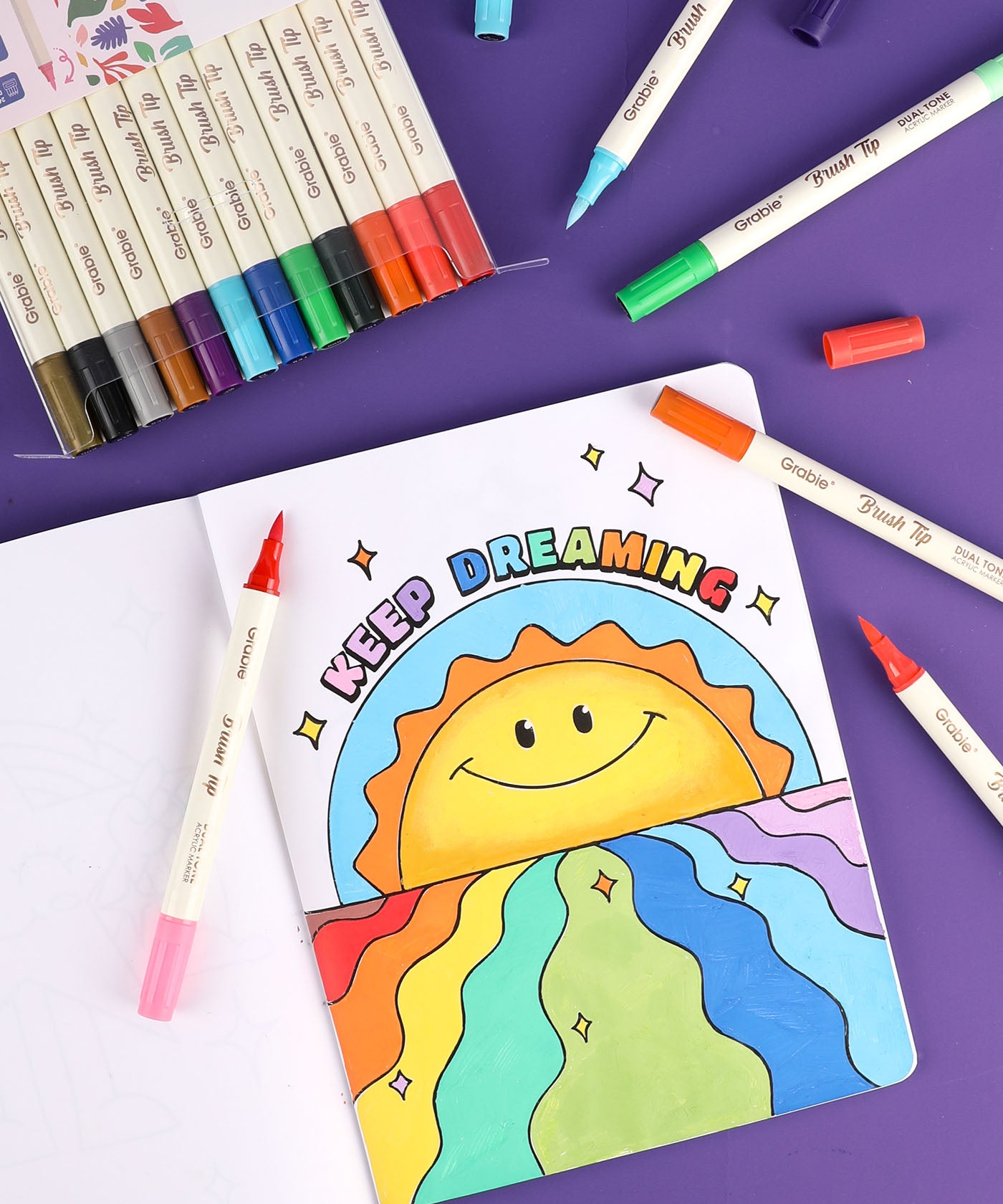 Acrylic paint pens, acrylic markers, best markers for coloring, brush markers, dual tip markers, marker brush marker, water based markers, acrylic brush markers, markers dual tip, paint brush marker, acrylic brush pens, brush paint markers, markers dual tip, best paint markers, dual tip brush markers, dual tip acrylic paint markers, Grabie Acrylic Marker Set, Grabie Dual Tip Marker Set, Grabie Art Supplies, Grabie Drawing Supplies, Grabie Paint Markers, Grabie Markers, Grabie Brush Pens, Grabie Brush marker