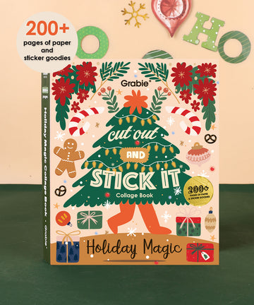 200+ Pages Holiday Magic Collage Activity Book