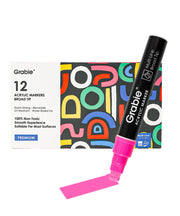 Broad Tip Acrylic Paint Marker Set Of 12