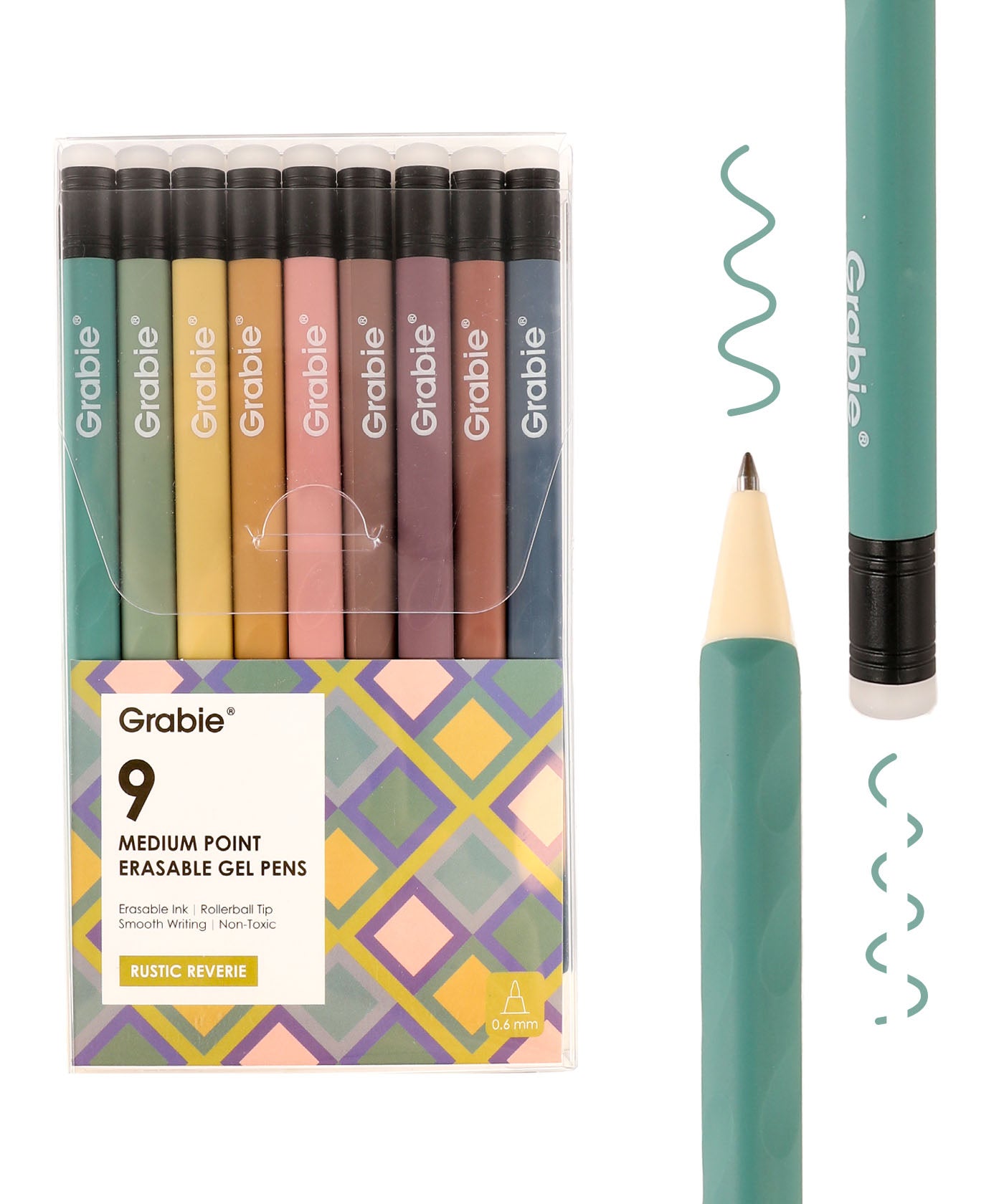 Grabie Medium Point Erasable Gel Pen Set Of 36 - Erasable Pens, Pen Eraser, Erasable Pen, Best Pens For Note Taking, Erasable Gel Pens, Best Pens For Journaling, Eraseable Pens, Good Pens For Journaling, Ink Eraser Pen, Best Erasable Pen, Best Erasable Pens, Grabie Journal Pens, Grabie Journal Pen, Grabie Stationery Pens, Grabie Stationeries, Grabie Art, Grabie Art Supplies, Grabie Supplies, Grabie Drawing Pens, Grabie Drawing Pen