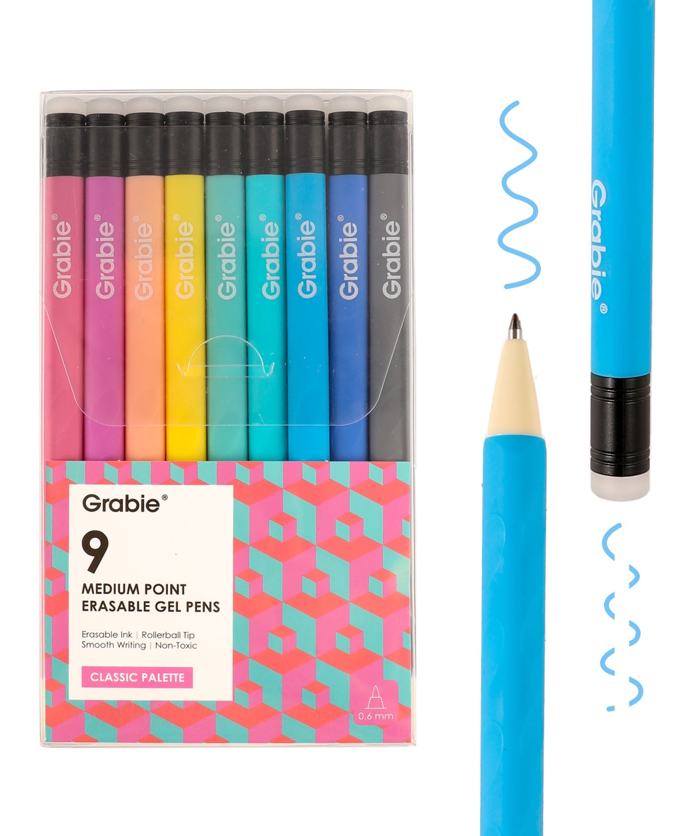 Grabie Medium Point Erasable Gel Pen Set Of 36 - Erasable Pens, Pen Eraser, Erasable Pen, Best Pens For Note Taking, Erasable Gel Pens, Best Pens For Journaling, Eraseable Pens, Good Pens For Journaling, Ink Eraser Pen, Best Erasable Pen, Best Erasable Pens, Grabie Journal Pens, Grabie Journal Pen, Grabie Stationery Pens, Grabie Stationeries, Grabie Art, Grabie Art Supplies, Grabie Supplies, Grabie Drawing Pens, Grabie Drawing Pen
