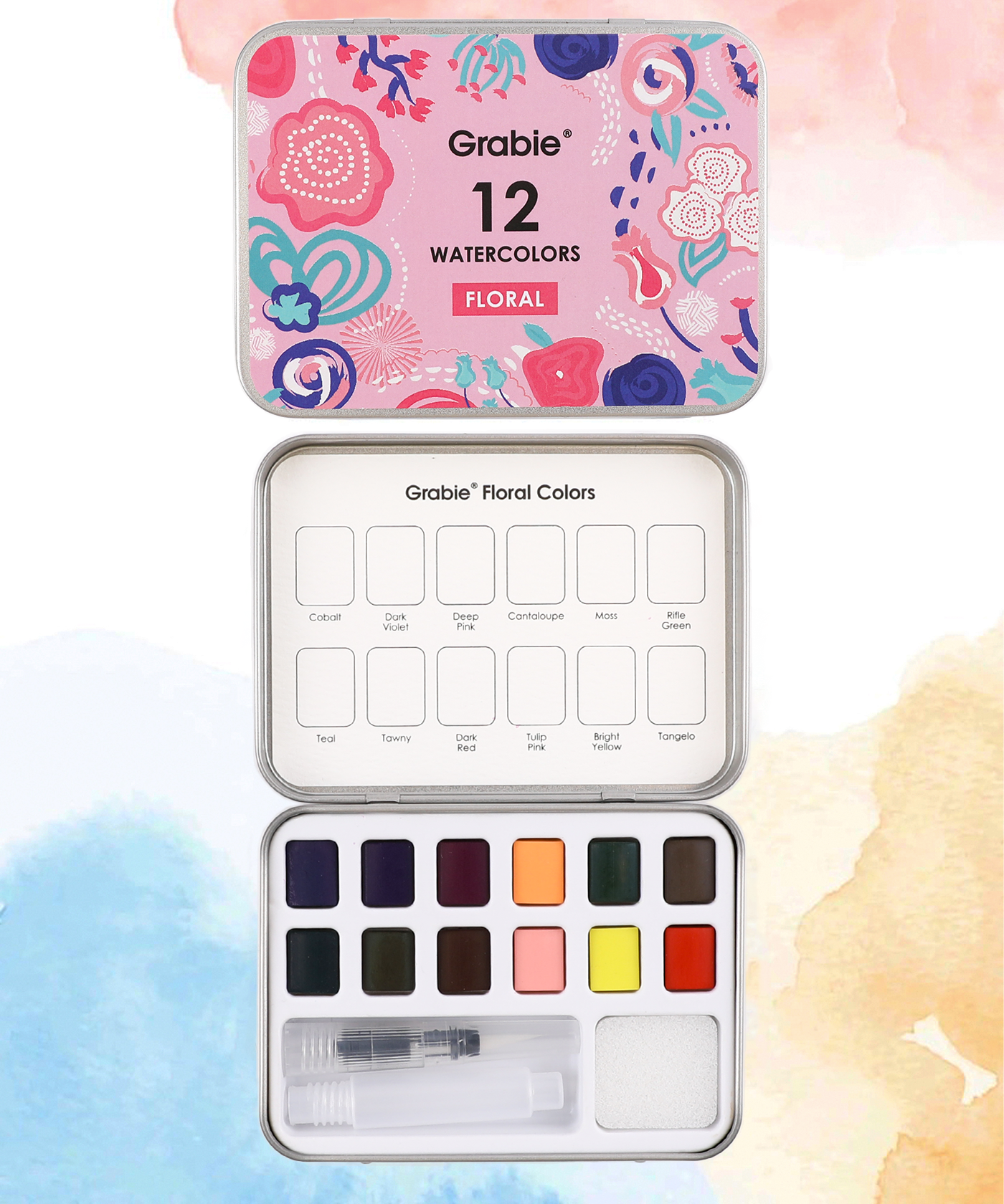 Good Watercolor Sets, Portable Watercolor Set, Good Watercolor Sets, Mini Travel Watercolor Set, Watercolor Half Pan, Watercolor Paints, Watercolor Set, Easy Watercolor Painting, Watercolor Painting Supplies, Pocket Watercolor Set, Grabie Watercolor, Grabie Watercolor Paint, Grabie Watercolor Paint Set, Grabie Best Watercolor Set, Grabie Watercolor With Brush, Grabie Art, Grabie Art Supplies, Grabie Watercolor With Brush