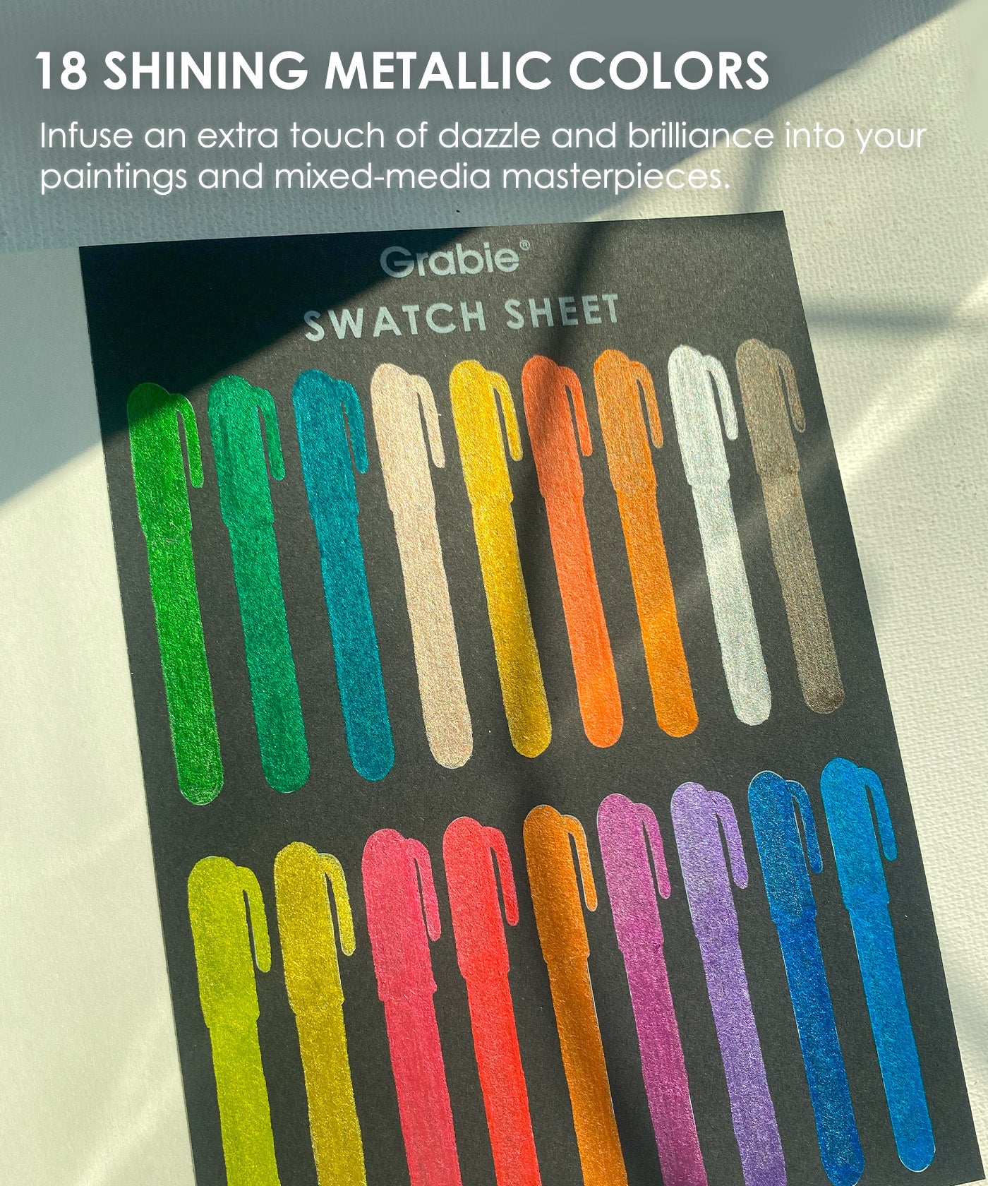Metallic Acrylic Paint Marker Set Of 18