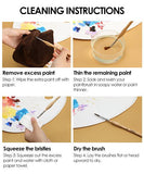 11 Pcs Miniature Detail Paint Brush Set With Natural Wood Handle, Fine Detail Paint Brushes, Micro Detail Paint Brush, Fine Detail Brush - Grabie® - Grabie®