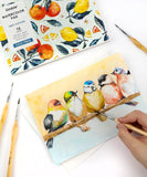 15 Sheets 140LB Watercolor Pad - Grabie