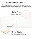 15 Sheets 140LB Watercolor Pad - Grabie