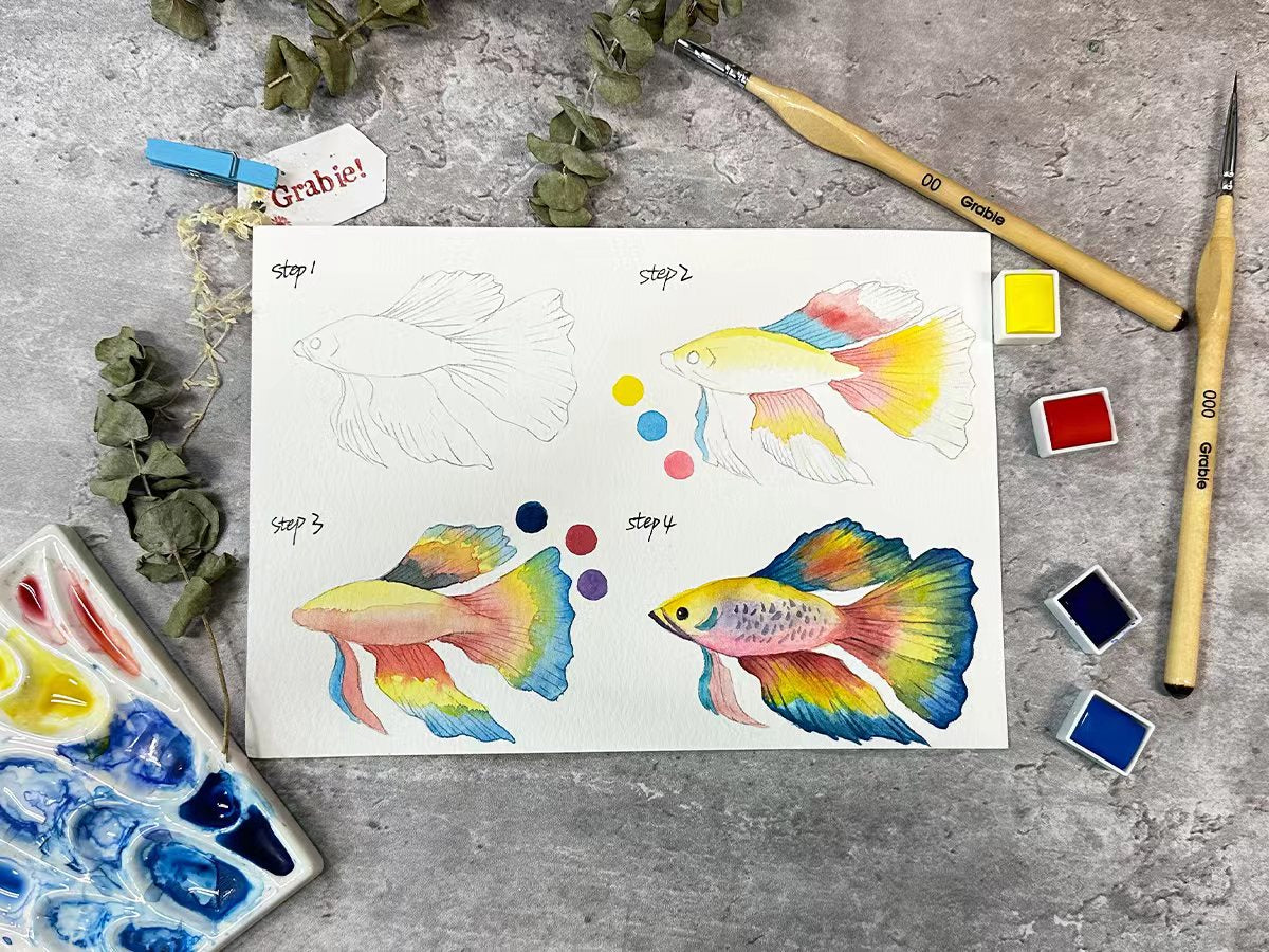 How To Draw A Tropical Fish