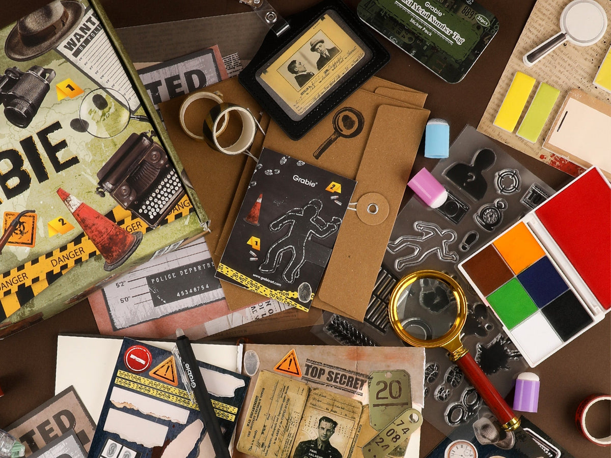 Watch & Create: Build a Detective-Inspired Journal Page with The Daily Investigator Box!