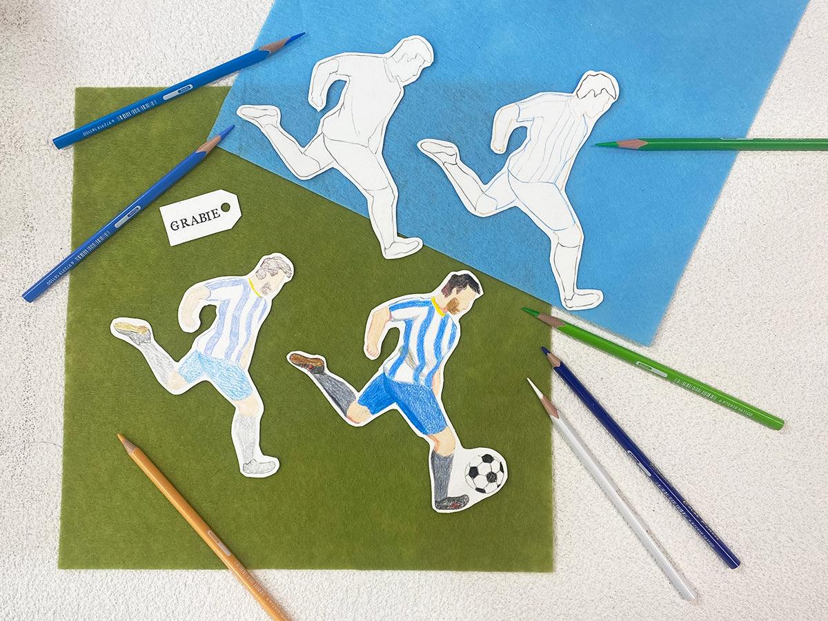 How to Draw Lionel Messi - Grabie